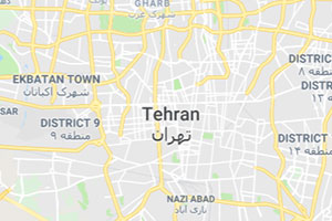 مسیریابی مرکز ناباروری بیمارستان تهران‌پارس